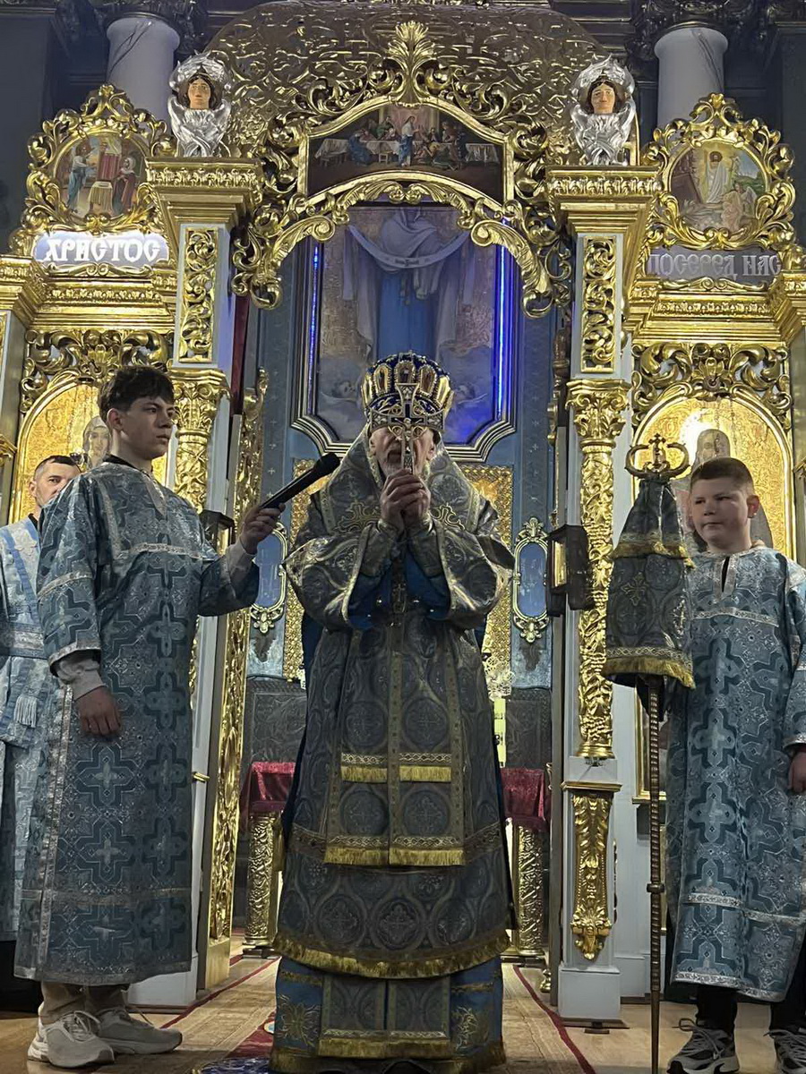 Архієрейське Богослужіння в день свята Благовіщення Пресятої Богородиці